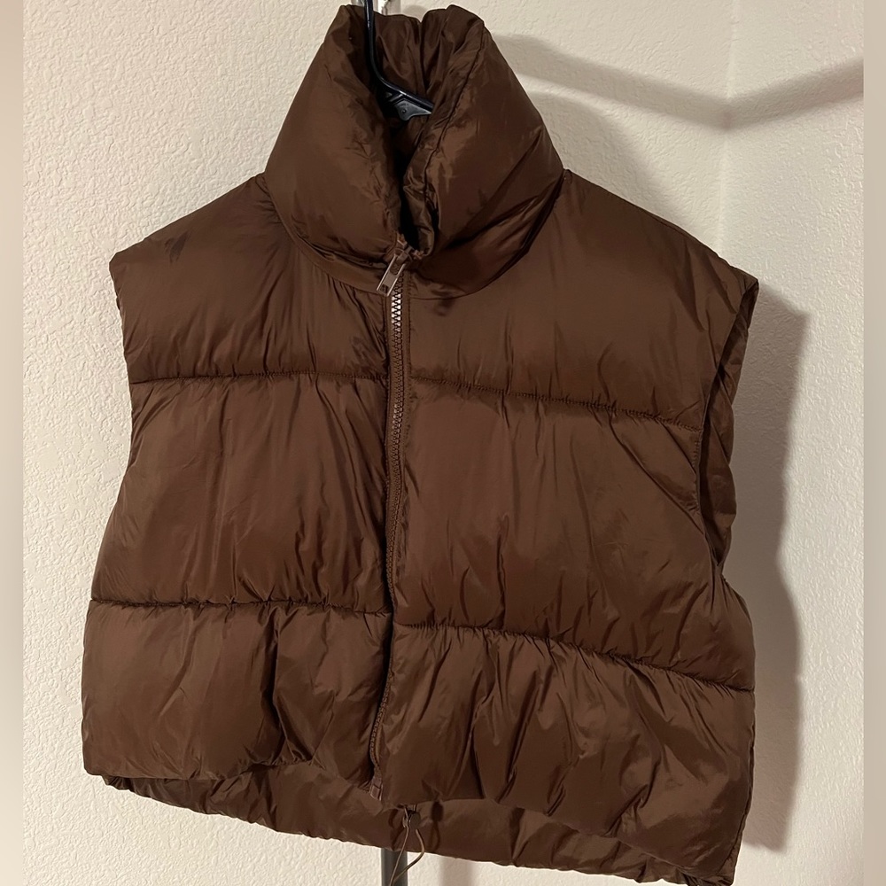 Amazon KEOMUD Women's Winter Crop Puffer Vest